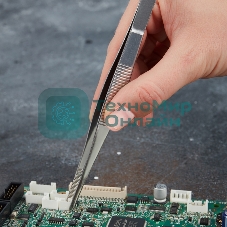 Пинцет прямой Rexant рифленый 160 мм (блистер)