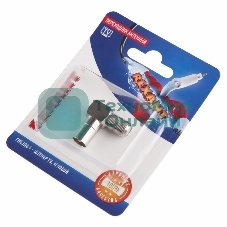 Переходник антенный Rexant (гнездо F - штекер TV), угловой (1 шт.)