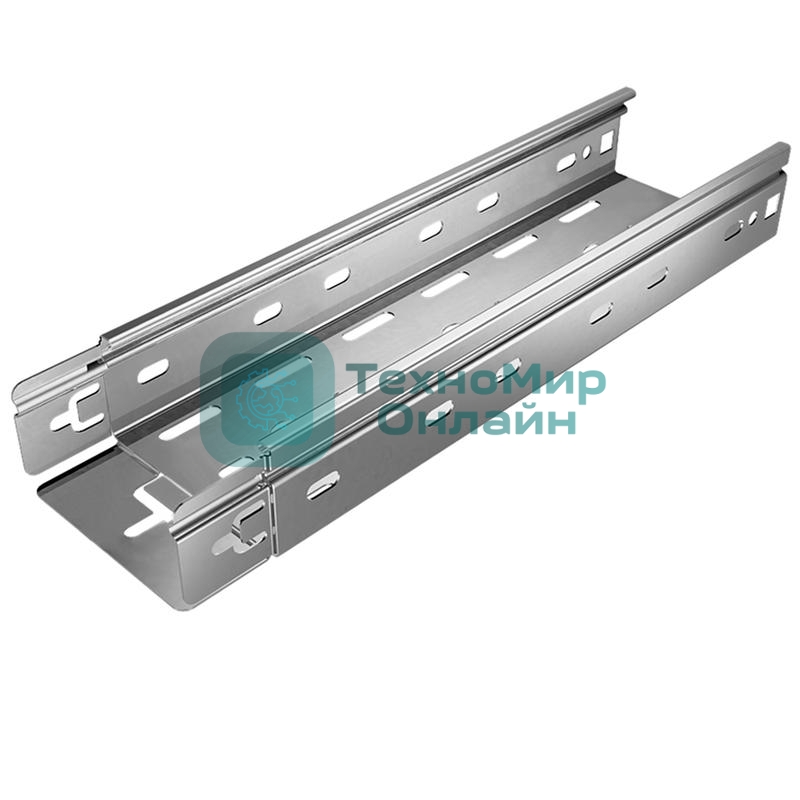 Лоток листовой перфорированный 300х50 L3000 сталь 0.7мм 