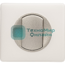 Лицевая панель для выключателя с индикацией титан