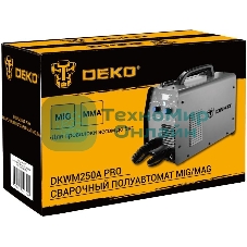 Сварочный полуавтомат Deko DKWM250A MIG-MAG/ММА 7кВт