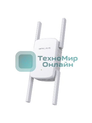 Роутер AC1900 Wi-Fi Range ExtenderSPEED: 600 Mbps at 2.4 GHz + 1300 Mbps at 5 GHz SPEC:4× Fixed External Antennas, 1× Gigabit Port, Wall PluggedFEATURE: MERCUSYS APP, WPS/Reset Button, Signal Indicator, Range Extender/Access Point mode, Adaptive Path