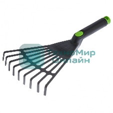 Грабли веерные 9-зубые Palisad 175х350 мм, пластиковые