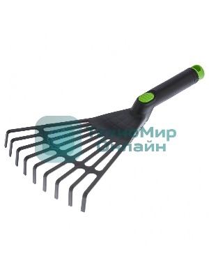 Грабли веерные 9-зубые Palisad 175х350 мм, пластиковые