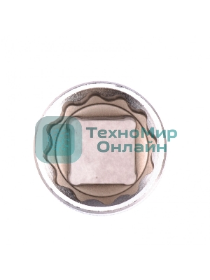 Головка торцевая Stels 22 мм, 12-гранная, CrV, под квадрат 1/2