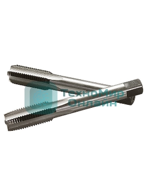 Метчик Сибртех ручной М10x1,5 мм,комплект из 2 шт.