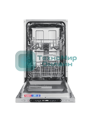 Встраиваемая посудомоечная машина Maunfeld MLP4249G02, серебристый, 44.8 см, 9 компл., 49 дБ, класс A++