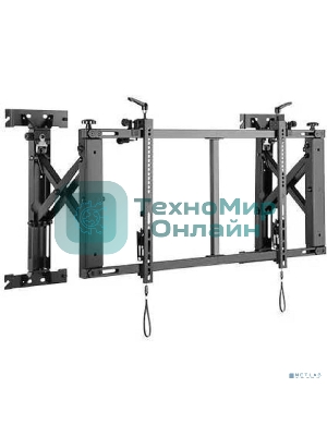 Настенное крепление для видеостен Wize Pro VW50 черный, для 45