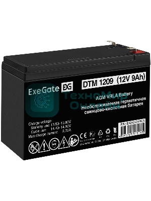 Батарея для ИБП ExeGate DTM 1209/EXS1290 (12V 9Ah 1234W), клеммы F2