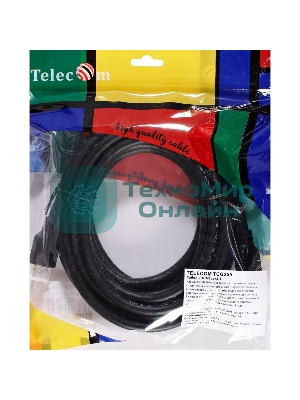 Кабель HDMI 19M/M,ver. 2.1, 8K@60 Hz 4.5m Telecom TCG255-4.5M