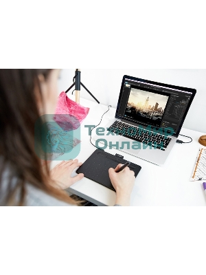 Графический планшет Wacom Intuos S Bluetooth CTL-4100WLK-N Bluetooth/USB черный