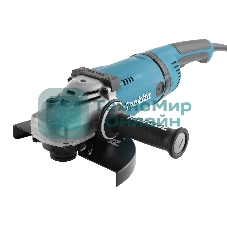 Шлифовальные машины Makita GA9040SF01 УШМ,ф230мм, 2600Вт,6600об\м,5.5кг,кор,суперфланец,плавный пуск,антивиб рукоятка