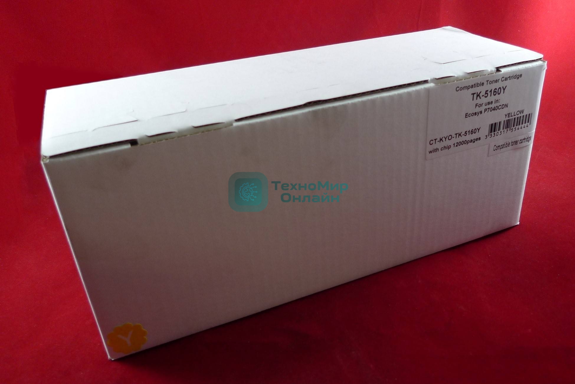 Картридж лазерный для Kyocera-Mita Ecosys P7040CDN желтый TK-5160Y 12K JPN