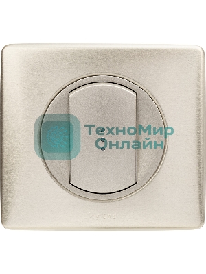 Лицевая панель для выключателя с индикацией титан