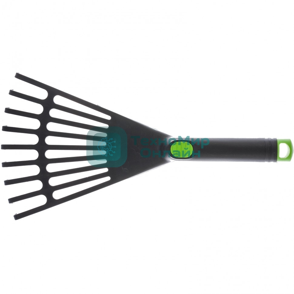 Грабли веерные 9-зубые Palisad 175х350 мм, пластиковые