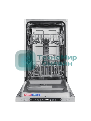 Встраиваемая посудомоечная машина Maunfeld MLP4249G02, серебристый, 44.8 см, 9 компл., 49 дБ, класс A++