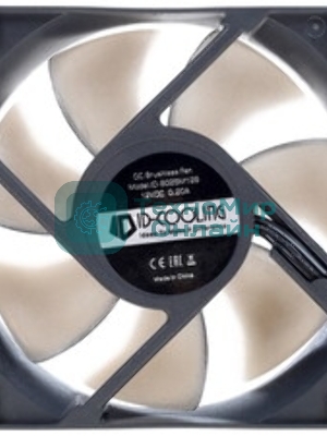 Вентилятор для корпуса ID-Cooling NO-8025-SD черный, 80 мм, 2000 об/мин, 21 дБ, 3 pin