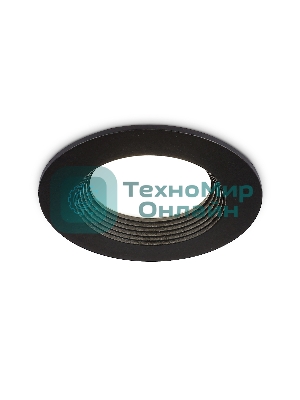 Встраиваемый точечный светильник Ambrella light TN102816 BK черный GU5.3 D80*28
