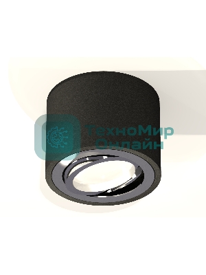 Светильник Ambrella Light XS7511003 SBK/PSL черный песок/серебро полированное MR16 GU5.3 (C7511, N7003)