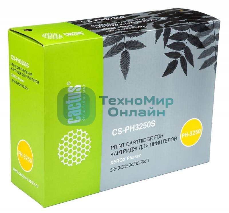 Картридж лазерный Cactus CS-PH3250S (106R01373) черный (3500 стр.) для Xerox Phaser 3250/3250d/3250dn