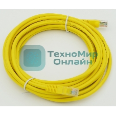 Патч-корд molded 5E Copper 5m желтый
