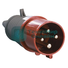 Вилка 024 3Р+РЕ 32А 380В IP44 IEK