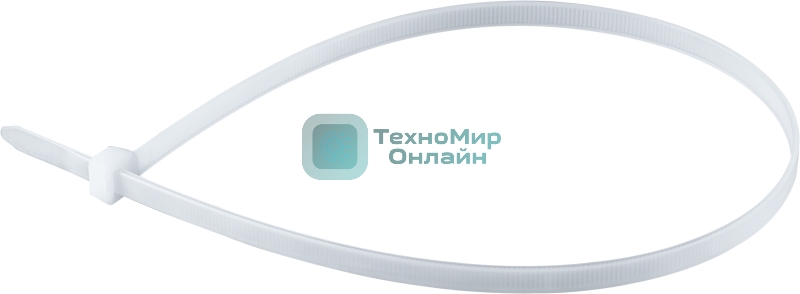 Хомут кабельный Navigator NCT-076-500-100/WH 7.6х500 нейл. белый (уп. 100 шт)