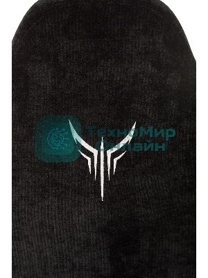 Кресло игровое Бюрократ Knight N1 Fabric черный Light-20, с подголов. крестовина металл