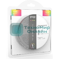 Лента светодиодная Basic Gauss 12V 10W/m 700lm/m RGb IP20 LED 5m 1/100