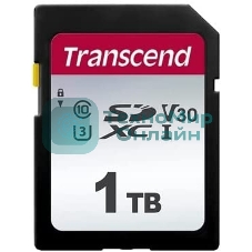 Флеш карта SDXC 1Tb Class10 Transcend TS1TSDC300S 300S w/o adapter