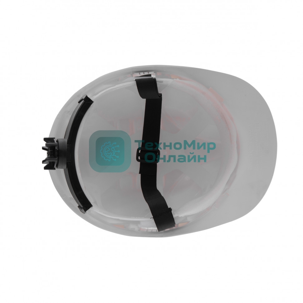 Каска защитная Сибртех с храповым механизмом, модель Европласт (К-03), белая Россия