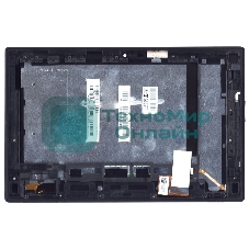Модуль (матрица + тачскрин) для Sony Xperia Tablet Z черный с рамкой