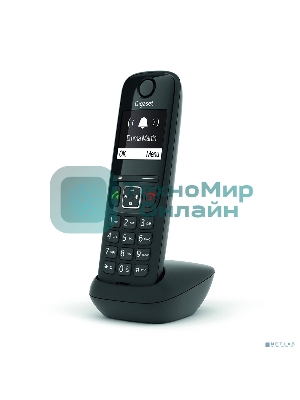 Дополнительная трубка Dect Gigaset AS690HX черный для AS690