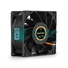 Вентилятор для корпуса ExeGate EX09238S3P-24 черный, 92 мм, 4500 об/мин, 48.3 дБ, 3 pin