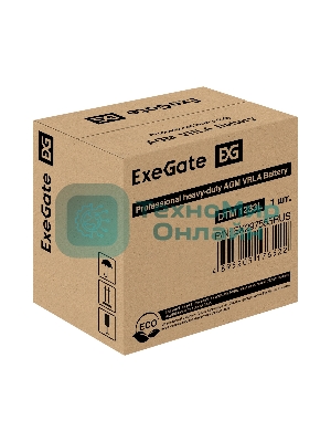 Аккумуляторная батарея ExeGate DTM 1233L (12V 33Ah, болт М6)