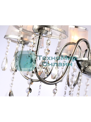 Светильник Ambrella light TR4588/6 CH/SL хром/серебро E14/6 max 40W D660*570