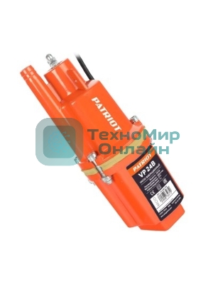 Насос PATRIOT VP-24Впогр. вибр. верхний забор 250Вт 18л/мин H60м D96мм H72м термозащита