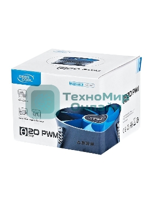 Кулер для процессора DEEPCOOL THETA 20 PWM черный, 100 мм, алюминий, 2400 об/мин, 32.5 дБ, 4 pin, 95 Вт, 60 мм