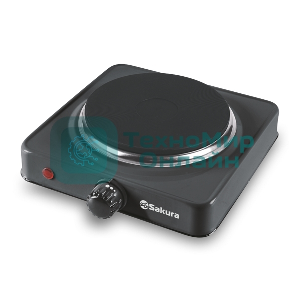 Плита настольная электрическая Sakura ПЭ-09В 1500 Вт, 185мм 1 конф/диск