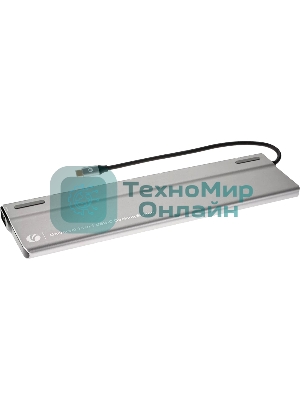 Адаптер VCOM TypeC -->3*USB3.0+2*USB2.0+VGA+RJ45+SD+TF+AUD+HDMI+DP+2*USB3.1 Data+PD