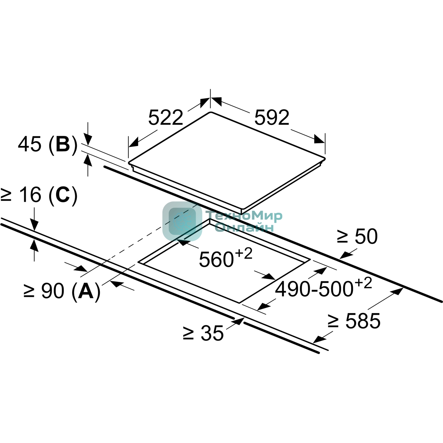 Электрическая варочная панель Bosch PKE611BB2E