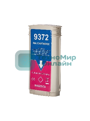 Картридж струйный Sakura C9372A (№72 Magenta) для HP, пурпурный, 130 мл.