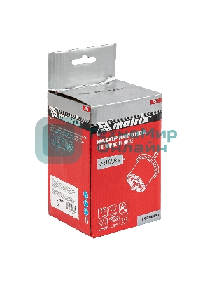 Набор коронок Matrix по керамической плитке, 33-67-73 мм, 6-гранный хвостовик