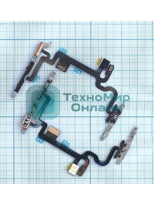 Шлейф кнопки включения и кнопок громкости для iPhone 7