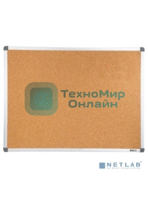 Демонстрационная доска Cactus CS-CBD-45X60 пробковая 45x60 см, алюминиевая рама