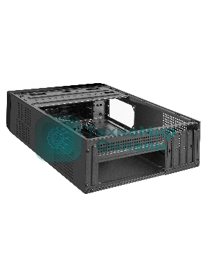 Компьютерный корпус Desktop ExeGate MI-208U2 (mini-ITX/mATX, без БП, 1хUSB+2хUSB 3.0, аудио, черный)