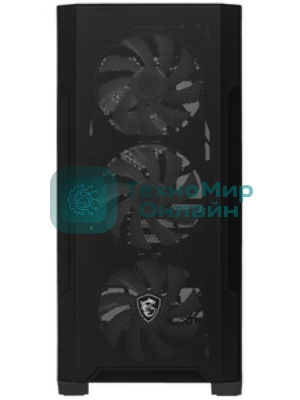 Компьютерный корпус MSI MAG FORGE M100R 1xUSB 3.0, 2xUSB 2.0, 4x120мм ARGB Fan, ARGB Control Board, Tempered Glass Window, Brown Box (932220)