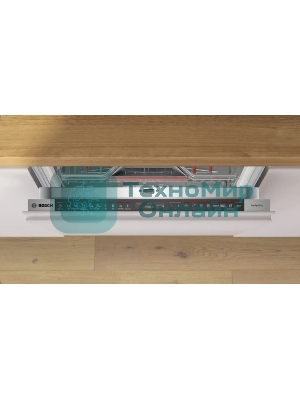 Встраиваемая посудомоечная машина Bosch SMD8TCX04E, нержавеющая сталь, 59.8 см, 14 компл., 42 дБ, класс A