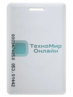 Электронный ключ (карта) Rexant 125KHz формат EM Marin Индивидуальная упаковка 1 шт