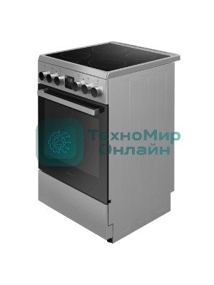 Плита электрическая Maunfeld MEC55CS08D серебристый, конфорок 4 шт, духовка 60 л, 50 см x 85 см x 60 см